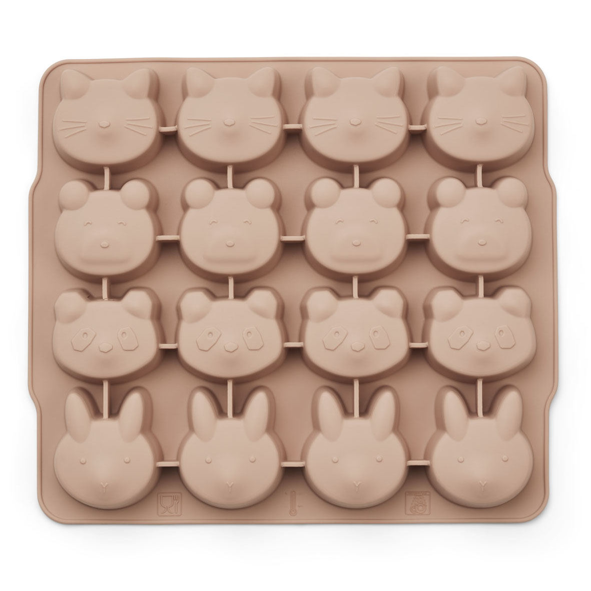 Liewood Sonny Eiswürfelformen „Light lavender rose mix“, 2er-Set, Silikon 04