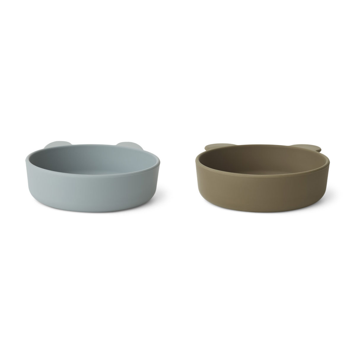 Liewood Vanessa Snackschale „Blue fog : khaki mix“, Silikon, 2er-Set, ø15cm 01