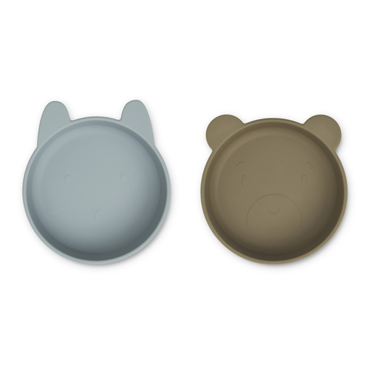 Liewood Vanessa Snackschale „Blue fog : khaki mix“, Silikon, 2er-Set, ø15cm 02