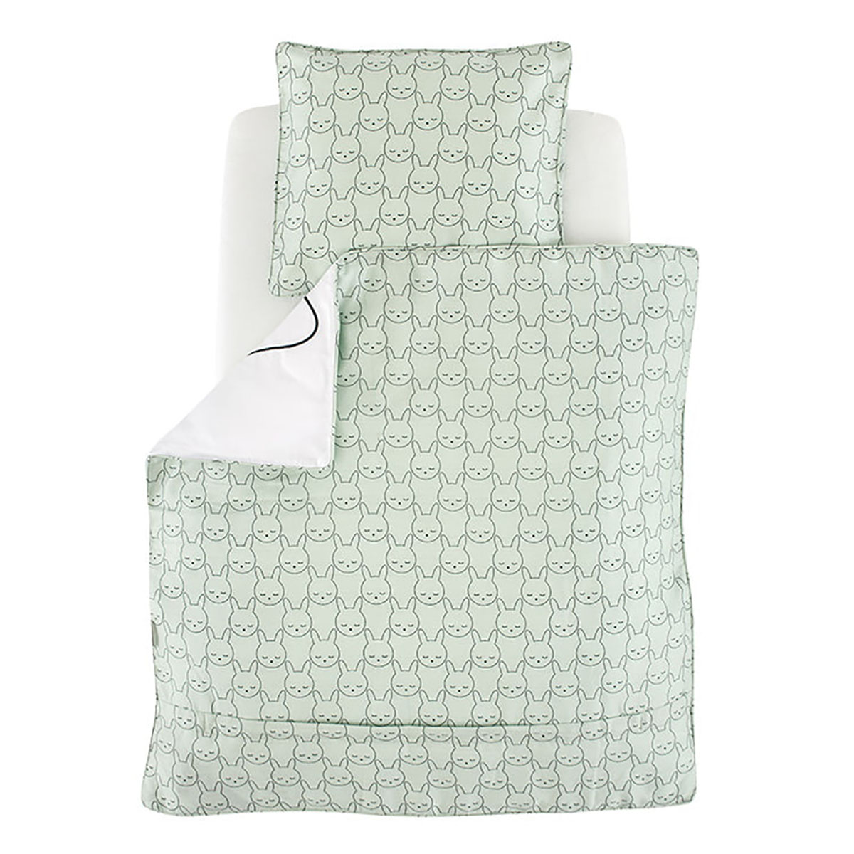 Träumeland Baby-Bettwäsche „Kuschelhase“, 80x80 + 35x40 cm – Bild 2