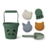 Liewood Dante Strand-Set „Panda garden green multi mix“