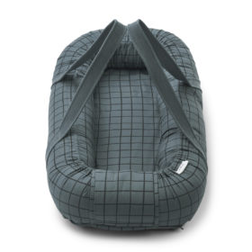 Liewood Gro Babylift / Babynest „Check / whale blue“ 02