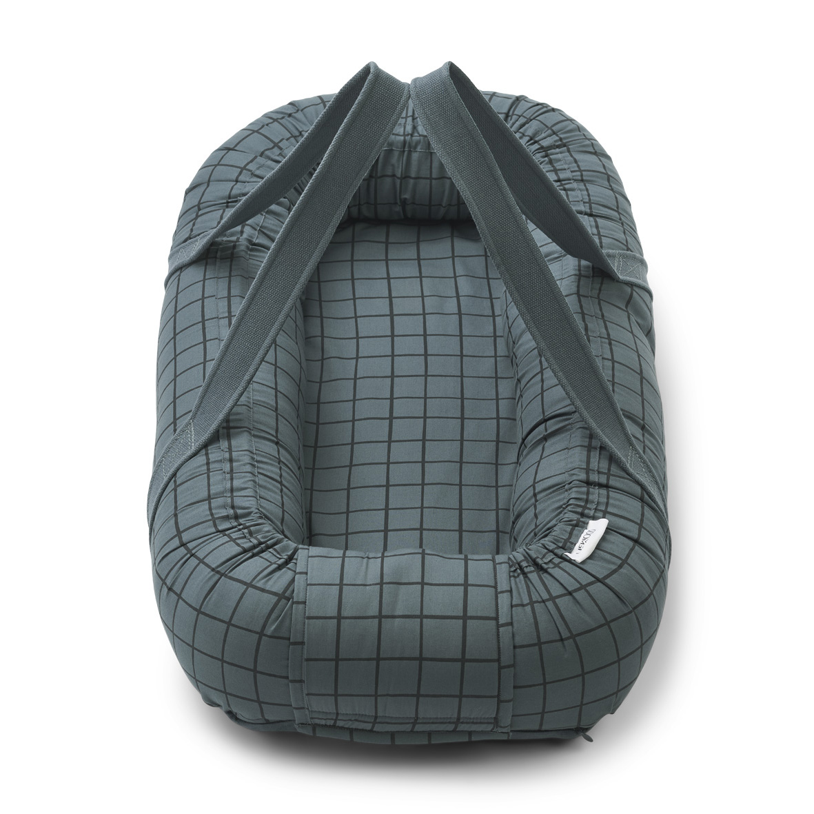 Liewood Gro Babylift / Babynest „Check / whale blue“ 02