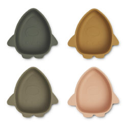 Liewood Iggy Schalen „Space multi mix“, Silikon, 4er-Set