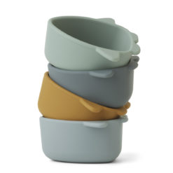 Liewood Malene Snackschale „Space blue multi mix“, Silikon, 4er-Set 03