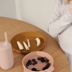 Liewood Nathan Silikon Geschirr-Set Junior „Mr. Bear rose multi mix“, 4er-Set 02