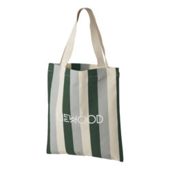 Liewood Tote Einkaufstasche „Stripe, Garden green, sandy, dove blue“ 01