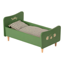 Maileg Holzbett Teddypapa „Dusty Green“