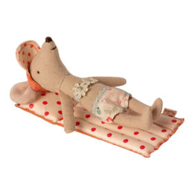 Maileg Miniatur Laufmatratze für Mäuse „Red Dot“ 03