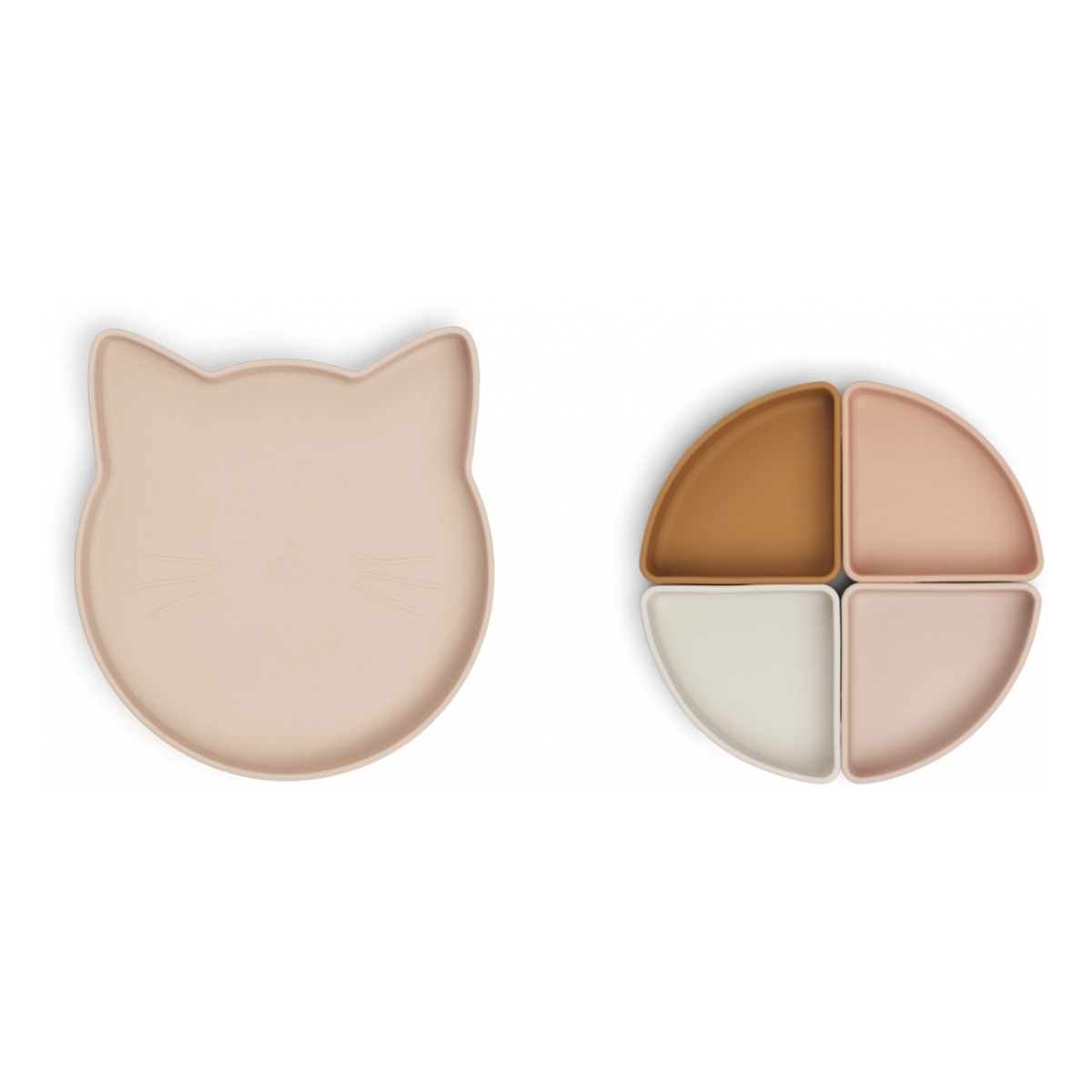 Liewood Arne Menüteller „Cat rose multi mix“, Silikon Kinderteller 02