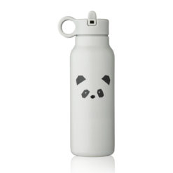 Liewood Falk Edelstahl Trinkflasche „Panda light grey“ 350ml, Medium