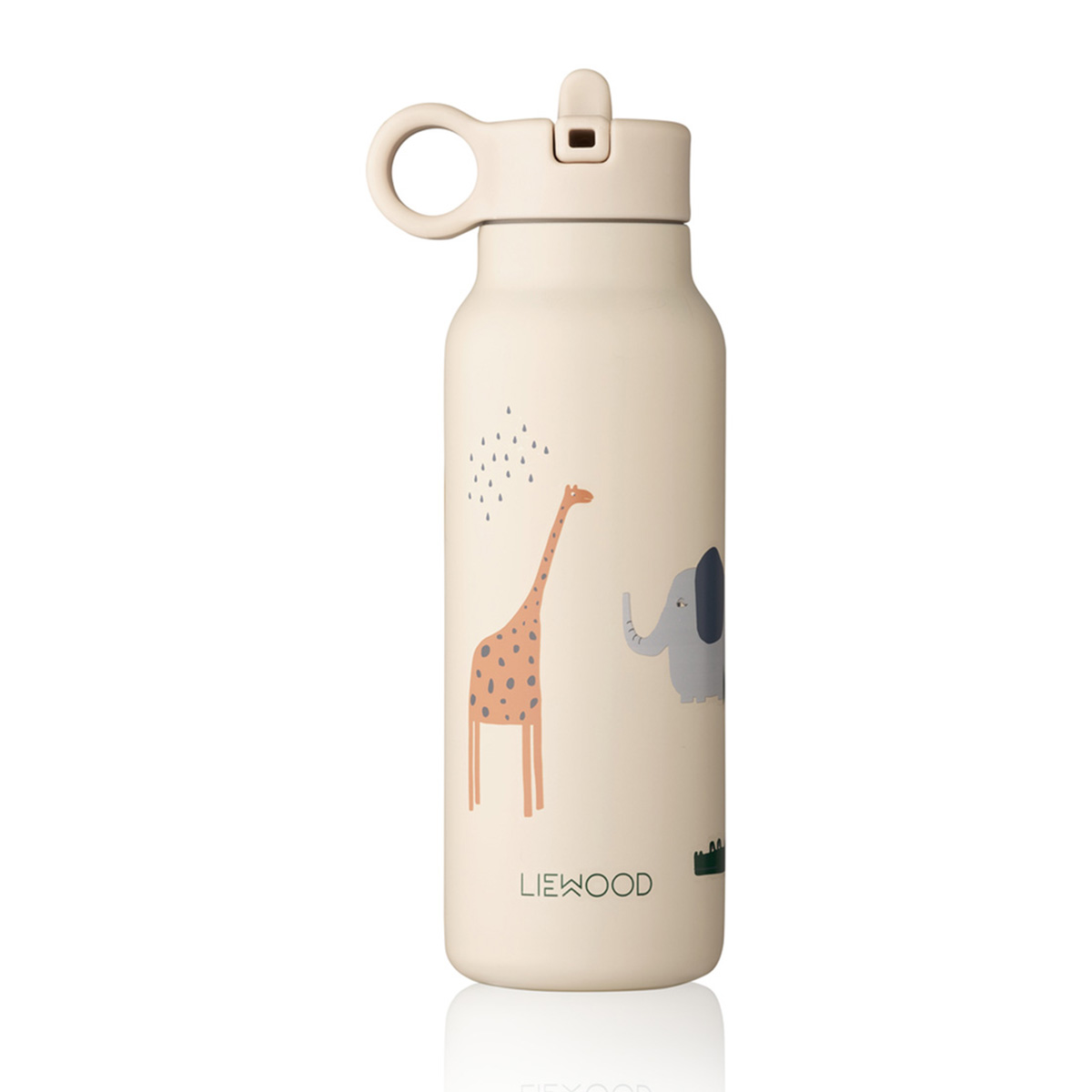 Liewood Falk Edelstahl Trinkflasche „Safari sandy mix“ 350ml, Medium.jpg