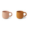 Liewood Merce Silikon Becher „Mustard : dark rose mix“ 01