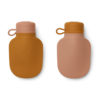Liewood Silvia Trinkflasche „Mustard : dark rose mix“ 170ml 01
