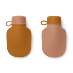 Liewood Silvia Trinkflasche „Mustard : dark rose mix“ 170ml 01
