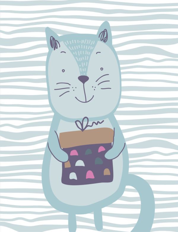 Geschenkgutschein „Herzlichen Glückwunsch“ [Design – Katze] – Bild 2