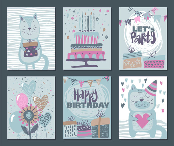 Geschenkgutschein „Herzlichen Glückwunsch“ [Design – Katze]