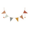 Maileg Wimpelgirlande mit 6 großen Flaggen, Stoff