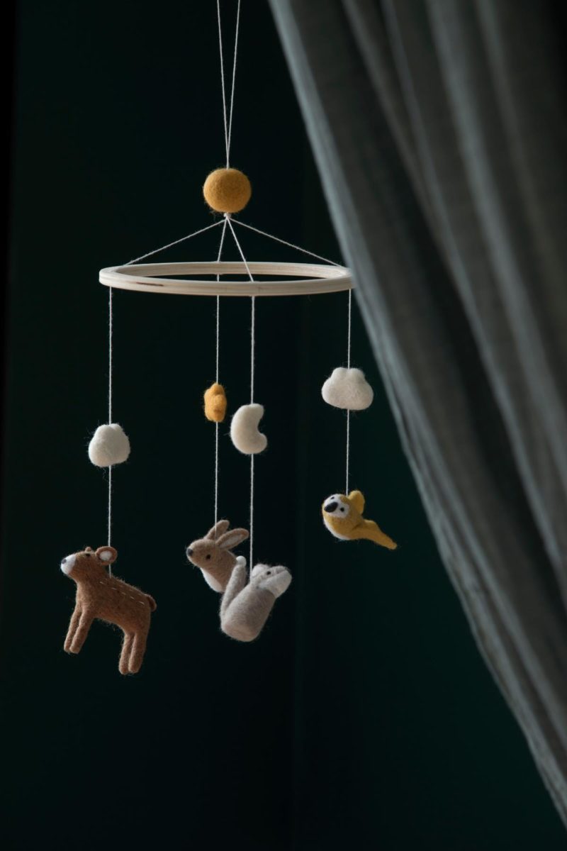 Sebra Filz Babymobile Nightfall 27x22cm Hipster Baby