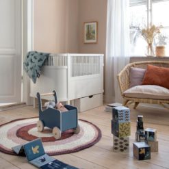 Sebra Häkelteppich „Dreamy Rose“, ø120cm Mood