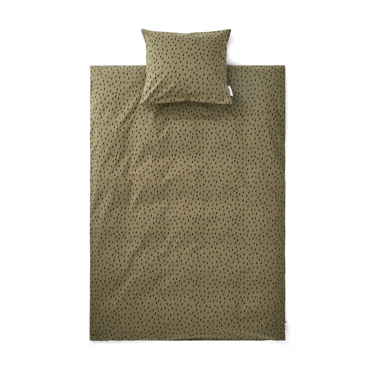 Liewood Junior-Bettwäsche Ingeborg „Graphic stroke : khaki“ 02