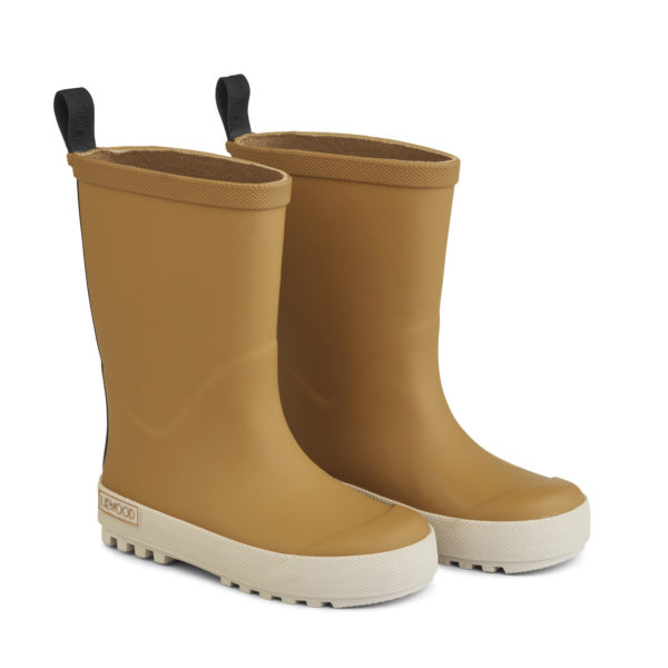 Liewood River Regenstiefel „Golden caramel : sandy mix“ 01