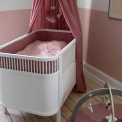 Sebra Bettnestchen abgesteppt „blossom pink“, 360cm im Babybett