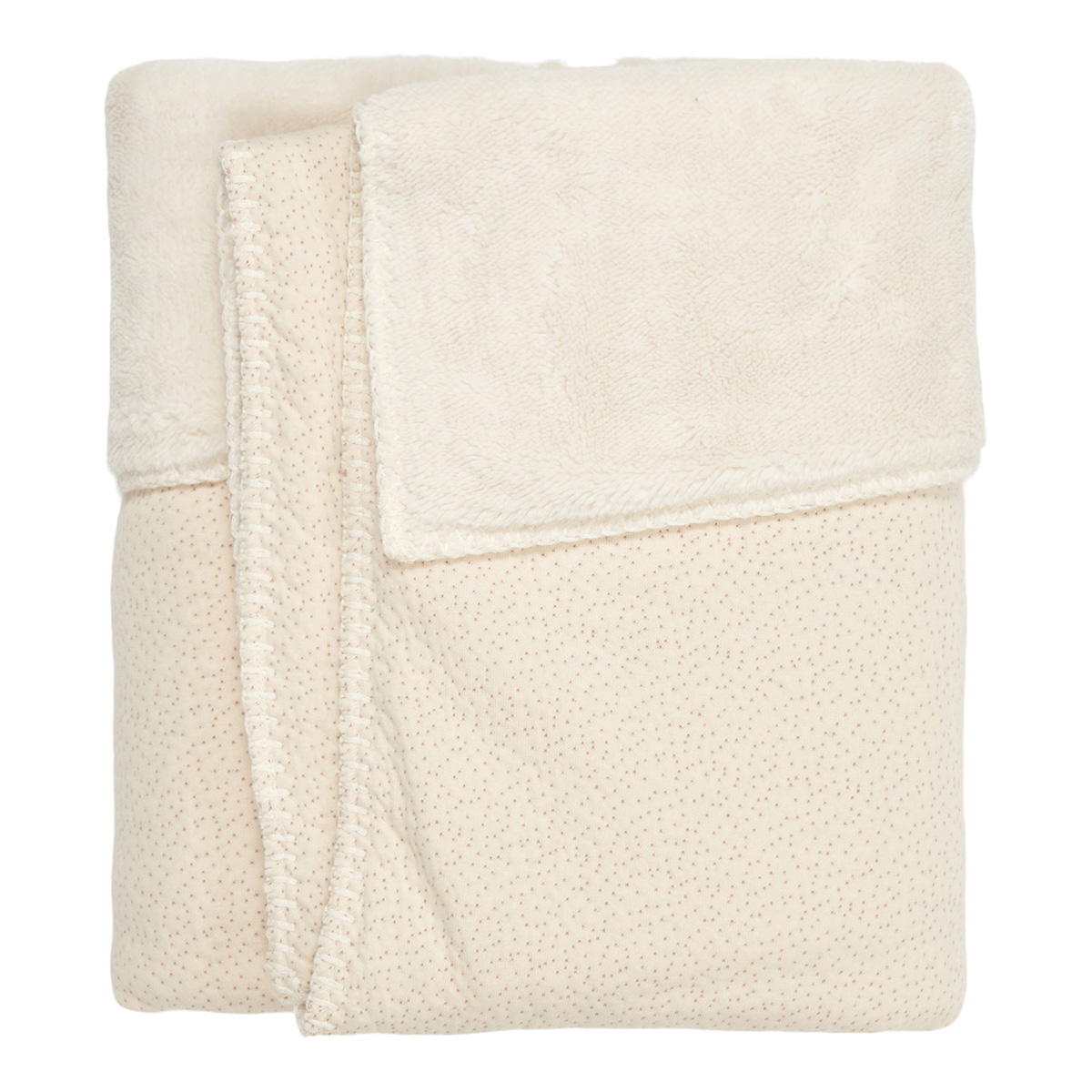 koeka Kinderdecke Riga, Plüsch, warm white, 100x150cm – Bild 2