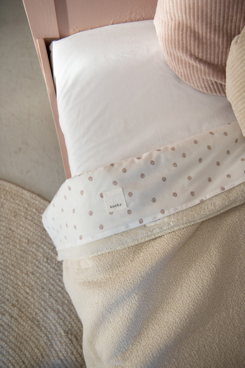 koeka Kinderdecke Riga, Plüsch, warm white, 100x150cm – Bild 3