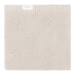 koeka Babydecke Toujours, Strickdecke, warm white, 75x90cm 01