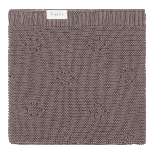 koeka Babydecke Toujours, Strickdecke, wood, 75x90cm 01