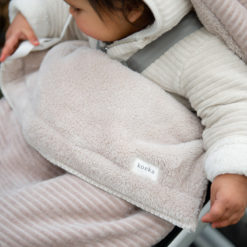koeka Buggy Fußsack Vik, Plüsch, grey pink – Bild 5
