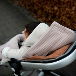 koeka Buggy Fußsack Vik, Plüsch, grey pink – Bild 6