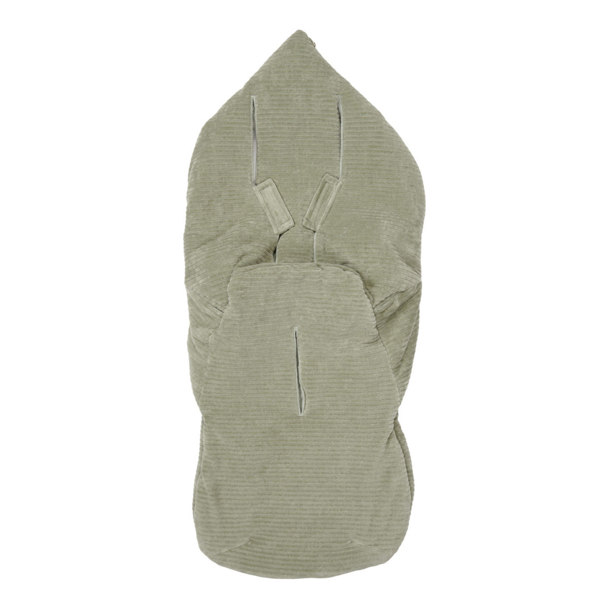 koeka Buggy Fußsack Vik, Plüsch, shadow green 02