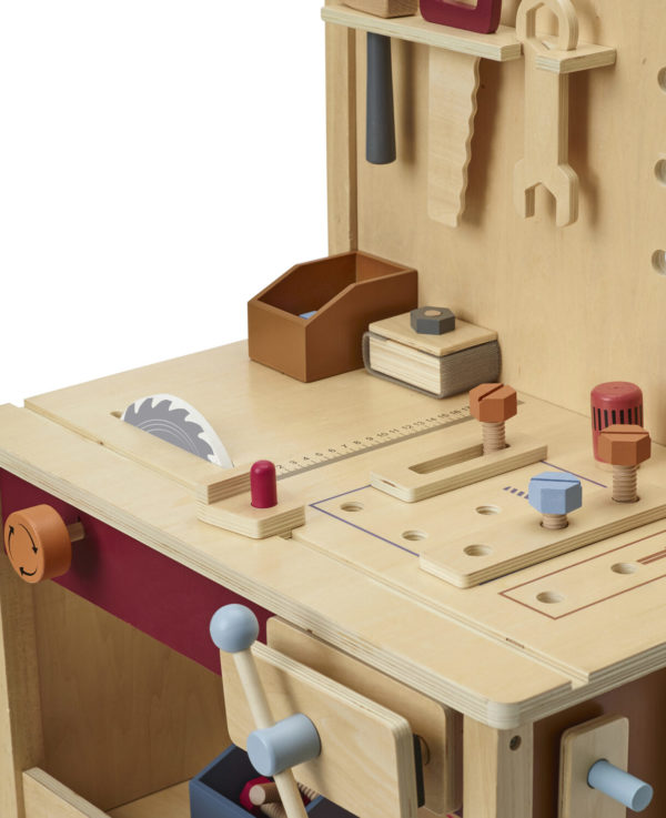 Kids Concept Spielwerkzeugwerkbank aus Holz 06