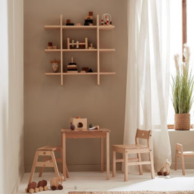 Kids Concept Wandregal „Saga“, FSC-zertifiziertes Buchenholz 03