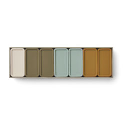 DELISTED Liewood Dodo Domino Spiel aus Silikon „Khaki multi mix“, 28-teilig – Bild 5