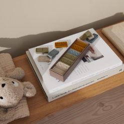 DELISTED Liewood Dodo Domino Spiel aus Silikon „Khaki multi mix“, 28-teilig – Bild 3
