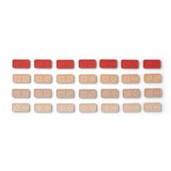 Liewood Dodo Domino Spiel aus Silikon „Tuscany rose multi mix“ 02