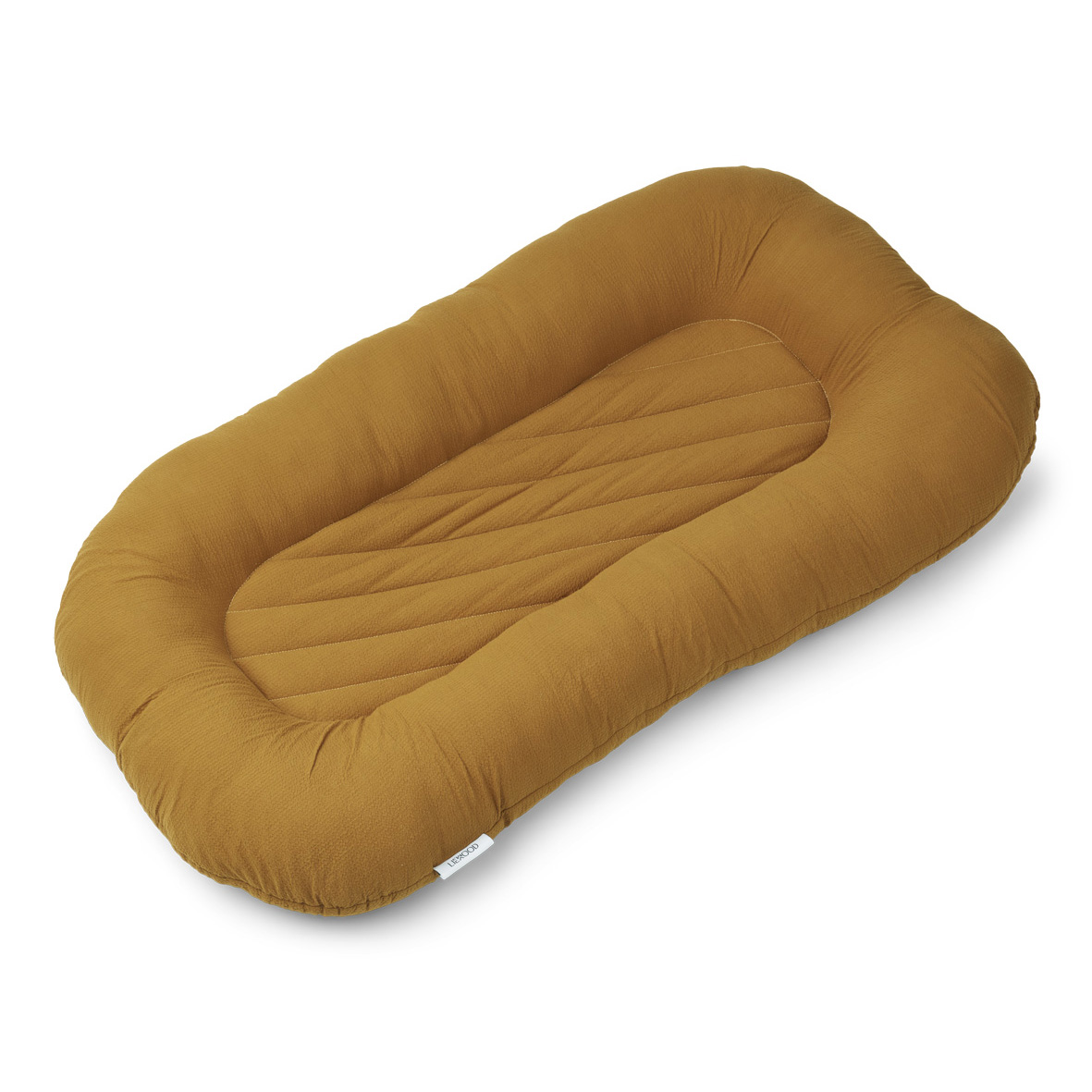 Liewood Edward Babynest „Golden caramel“, Bio-Baumwolle, 60x100cm