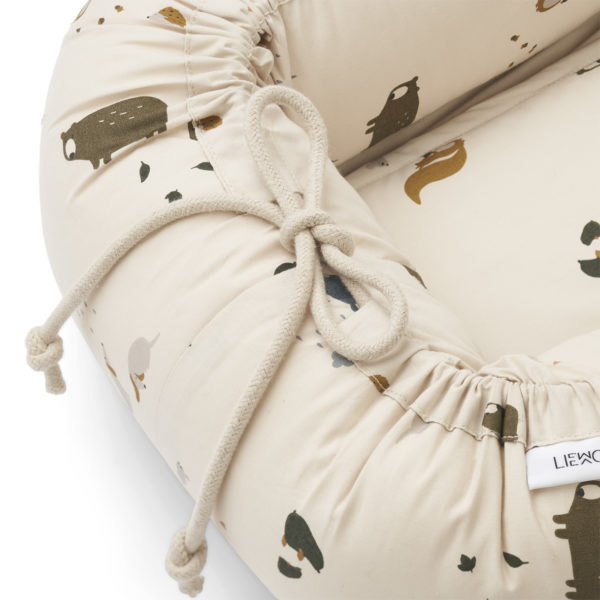 DELISTED Liewood Gro Babylift / Babynest „Friendship sandy mix“, Bio-Baumwolle – Bild 3