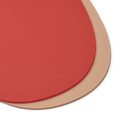 Liewood Ilana Silikon Lätzchen „Apple red : tuscany rose mix“, 2er Set