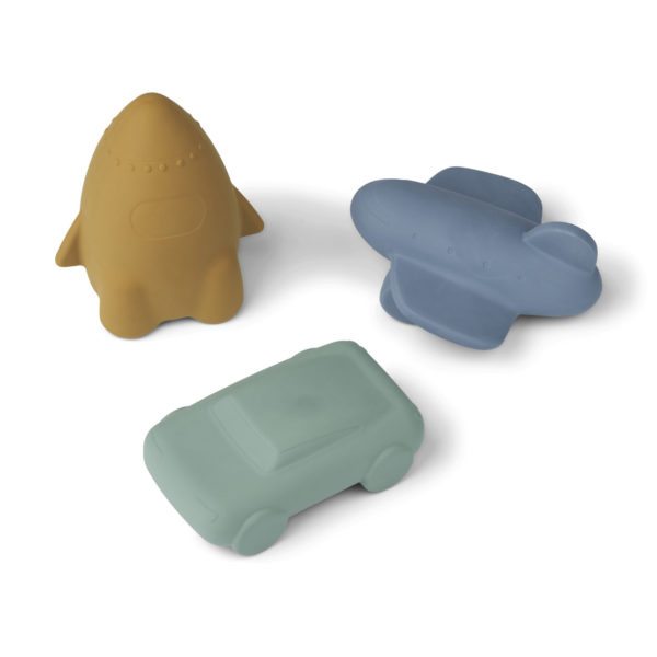 Liewood Jacob Spielset „Blue multi mix“ aus Naturkautschuk, 3er-Set 01