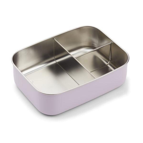 Liewood Jimmy Lunchbox „Cat light lavender“, Edelstahl 02