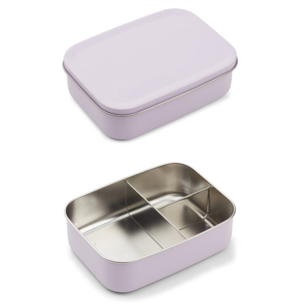 Liewood Jimmy Lunchbox „Cat light lavender“, Edelstahl 03