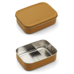 Liewood Jimmy Lunchbox „Mr. Bear mustard“, Edelstahl 03
