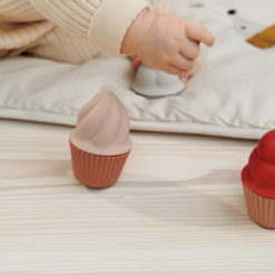 Liewood Kate Spielzeug Cupcake-Set „Rose multi mix“, Silikon, 8-teilig 03