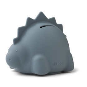 Liewood Palma Spardose „Dino whale blue“ aus Silikon