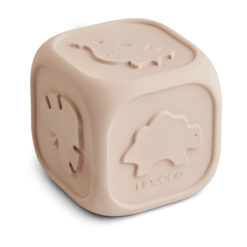 Liewood Spielzeugwürfel aus Naturkautschuklatex Andrew „Rose", 10x10cm