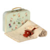 Maileg Baby Geschenk-Set „rusty“, Babydecke - Rassel - Koffer
